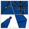 California Umbrella 9' Black Aluminum Market Patio Umbrella, Pacifica Pacific Blue 194061335772 - alternate 2